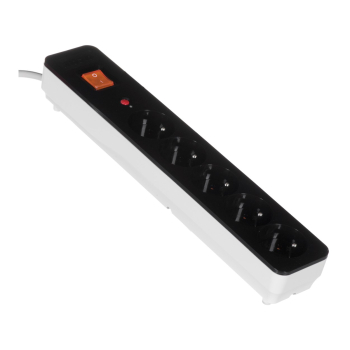 Listwa przeciwprzepięciowa HSK DATA ALP-ACARX5-----01N (5 x UTE; 10 A; 1,5m; kolor czarny)