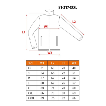 NEO tools 81-217-XXXL ubranie robocze Kurtka
