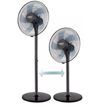 Wentylator podłogowy 50W Neo Tools średnica 40 cm, 3 prędkości z oscylacją