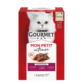GOURMET Mon Petit Mix Mięsny - mokra karma dla kota - 6 x 50 g