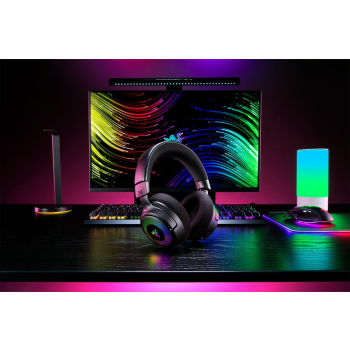 Razer Kraken V4 Zestaw słuchawkowy Bezprzewodowy Opaska na głowę Gaming USB Typu-A Bluetooth Czarny