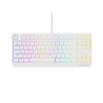 GENESIS Thor 230 TKL klawiatura Gaming USB + RF Wireless + Bluetooth QWERTY Biały