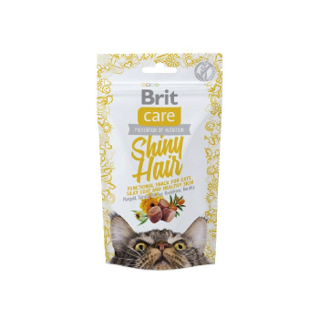 BRIT Care Cat Snack SHINY Hair - przysmak dla kota - 50 g