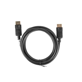Kabel Lanberg CA-DPDP-10CC-0030-BK (DisplayPort M - DisplayPort M; 3m; kolor czarny)