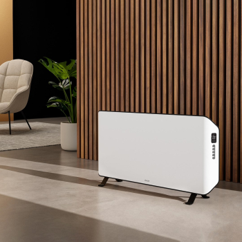 Inteligentny grzejnik konwektorowy Duux Edge 1500 DXCH13 1500W Biały, Nadaje się do pomieszczeń do 20 m2, Biały, Wewnątrz, Zdalne sterowanie za pomocą