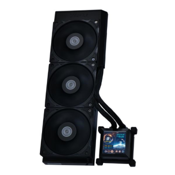 Lian Li HydroShift LCD 360S Obudowa komputera Chłodnica cieczy all-in-one 12 cm Czarny