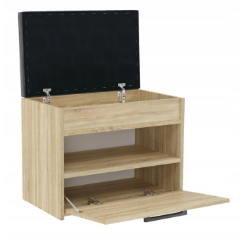 Szafka na buty ze schowkiem PARMA MINI 60x35xH49 sonoma