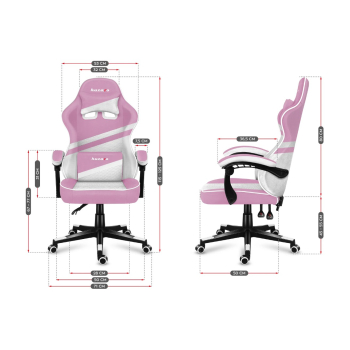 Fotel gamingowy Huzaro Force 4.4 Pink Mesh