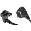 Power Cord AK-NB-002A for notebooks Dell IEC C5 250V/50Hz 1.5m