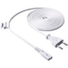 AKYGA Kabel zasilający ósemka Akyga AK-RD-07A CCA 2x0.5mm² CEE 7/16 / IEC C7 3 m biały