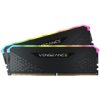 CORSAIR DDR4, 3200MHz 16GB 2x8GB Dimm, 16-20-20-38, XMP 2.0, Vengeance RGB RS, RGB LED, Black PCB, 1.35V, for AMD Ryzen & Intel