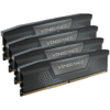 CORSAIR DDR5, 6200MT/s 64GB 4x16GB DIMM, 32-38-38-80, OC PMIC, XMP 3.0, VENGEANCE DDR5 Black Heatspreader, Black PCB, 1.4V