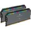 CORSAIR DDR5, 6000MT/s 32GB 2x16GB DIMM, 30-36-36-76, Std PMIC, AMD EXPO, DOMINATOR PLATINUM RGB DDR5 Cool Grey Heatspreader, RGB LED, 1.4V