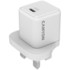 CANYON Ładowarka sieciowa CU20C GaN 20W 1xPD UK Biała