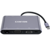 CANYON HUB DS-14 8 w 1 4k USB-C Szary