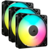 CORSAIR RS120 ARGB, 120mm ARGB Fan, Triple Pack