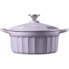 BUYDEEM Emaliowane naczynie żeliwne 2,9L, model CP521, kolor Petal Purple
