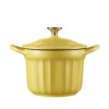 BUYDEEM Emaliowane naczynie żeliwne 1,8L, CP541, Mellow Yellow