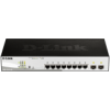 D-LINK 10-port 10/100/1000 Gigabit PoE Smart Switch including 2 Combo 1000BaseT/SFP