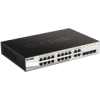 D-LINK 16-port 10/100/1000 Gigabit Smart Switch including 4 Combo 1000BaseT/SFP