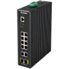 D-LINK 12 Port L2 Industrial Smart Managed Switch with 10 x 1GBaseT(X) ports & 2 x SFP ports