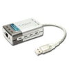 D-LINK Network Card DUB-E100 (USB 2.0,10/100M,100Mbit/s,Fast Ethernet,1 ports)