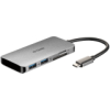 D-LINK 6-in-1 USB-C Hub with HDMI/Card Reader/Power Delivery