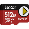 LEXAR PLAY PRO 512GB microSD Express 900MB/s EX C10 U3