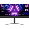 LORGAR UWQHD Mini LED Monitor Gamingowy Pro, 34'' (3440*1440) zakrzywiony, Czarno Szary