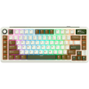 ROYAL KLUDGE RK L75 Palm Green Gaming Keyboard Beige switch