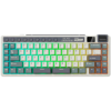 ROYAL KLUDGE RK M70 Cyan Purple Gaming Keyboard Beige switch