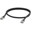 UBIQUITI UniFi patchcord S/UTP (STP) kat. 5e, zewnętrzny, czarny, 8 m