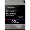 HDD Server WD Ultrastar 22TB DC HC580,3.5'',512MB,7200RPM,SATA,512E SE NP3
