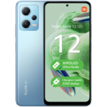 XIAOMI Redmi Note 12 5G 4 GB/128 GB Mystique Blue, Grade A, Used