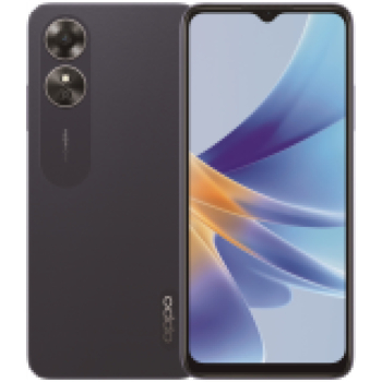 OPPO A17 4 GB/64 GB Midnight Black, Grade B, Used