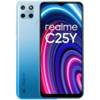 REALME C25Y 4 GB/64 GB Glacier Blue, Grade C, Used