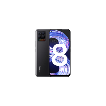 REALME 8 6 GB/128 GB Cyber Black, Grade D, Used
