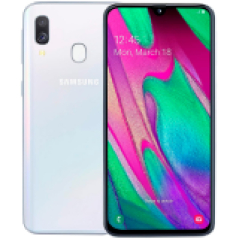 SAMSUNG Galaxy A40 (A405F) 64 GB White, Grade D, Used
