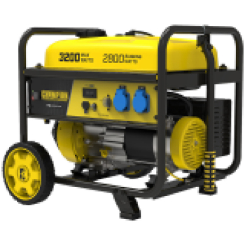 CHAMPION Generator benzynowy, 3200W, 68dB, Czarno Żółty