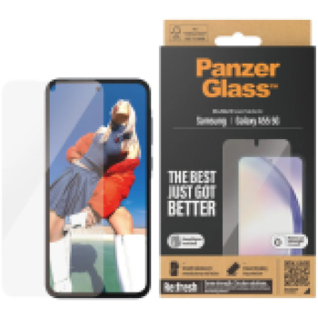 PANZERGLASS Screen Protector Samsung Galaxy A55 5G Ultra-Wide Fit w. EasyAligner
