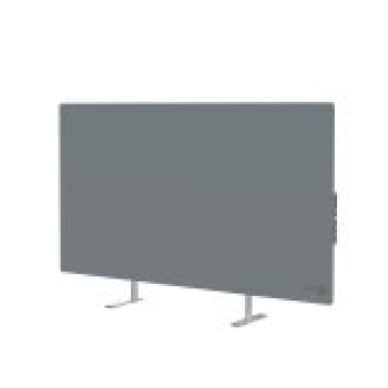 AENO GH5S Grzejnik szklany Smart 700W app+panel LED szary wtyczka SA (M)