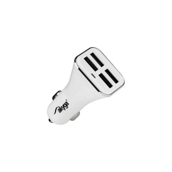 AKYGA Ładowarka samochodowa 12/24V 34W 4x USB-A 5V / 6.8A biała