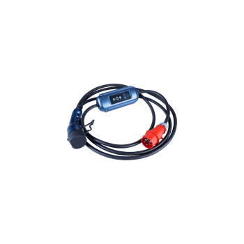 AKYGA Ładowarka do samochodów elektrycznych Akyga AK-EC-12 CEE 5pin Type2 LCD 3-fazy 16A 11kW 5m