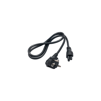 AKYGA Kabel zasilający do notebooka Akyga AK-NB-08A CCA 3x0.5mm2 koniczynka IEC C5  CEE 7/7 1m