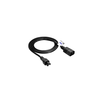 AKYGA Kabel zasilający koniczynka Akyga AK-NB-09A CCA 3x0.5mm² IEC C5 / IEC C14 1.5 m