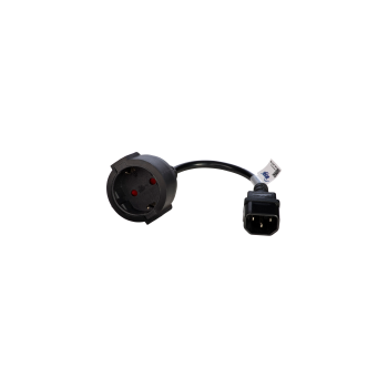 AKYGA Adapter zasilający Akyga AK-PC-10A CCA 3x1mm2 CEE 7/3 / IEC C14 15 cm