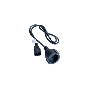 AKYGA Kabel zasilający przedłużacz Akyga AK-PC-13A CU 3x0.75mm² CEE 7/3 / IEC C14 1 m