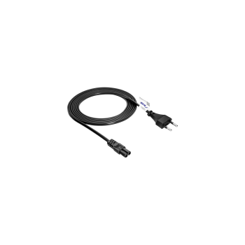 AKYGA Kabel zasilający ósemka Akyga AK-RD-02C CU 2x0.5mm² CEE 7/16 / IEC C7 3m