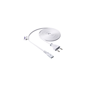 AKYGA Kabel zasilający ósemka Akyga AK-RD-07A CCA 2x0.5mm² CEE 7/16 / IEC C7 3 m biały