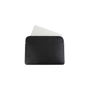 BALTAN Etui skórzane z zamkiem do MacBooka 13-14" czarne